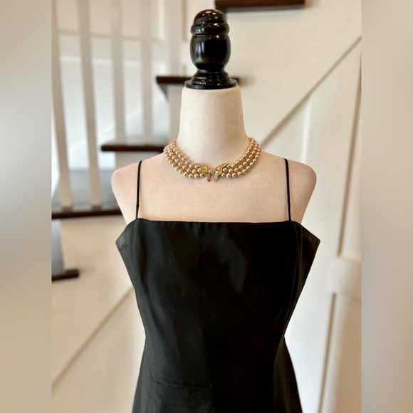 JS Collections Black Evening Gown - Picture 3 of 6